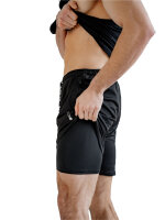 Shorts Double Layer  Black