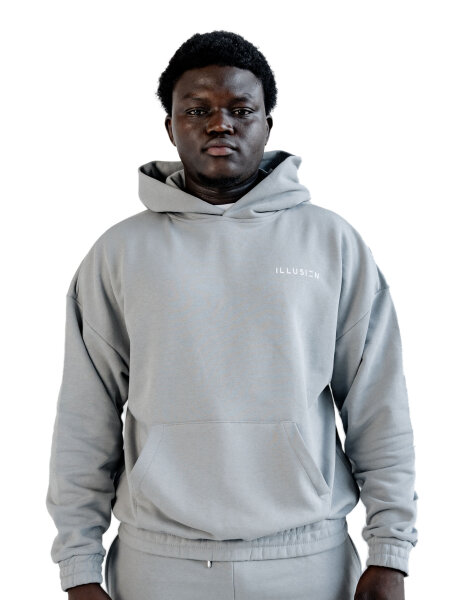 Hoodie Unisex Ice Grey S