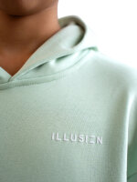 Hoodie Unisex Mint Green L