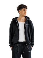 Zip Hoodie Unisex Black S