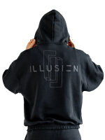 Zip Hoodie Unisex Black S