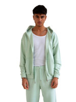 Zip Hoodie Unisex Mint Green S