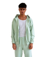 Zip Hoodie Unisex Mint Green M