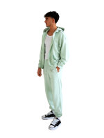 Zip Hoodie Unisex Mint Green M