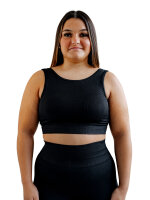 Seamless Bra Black L