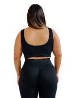 Seamless Bra Black L