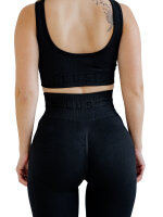 Seamless Bra Black L