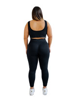 Seamless Leggings Black L