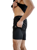 Shorts Double Layer  Black S