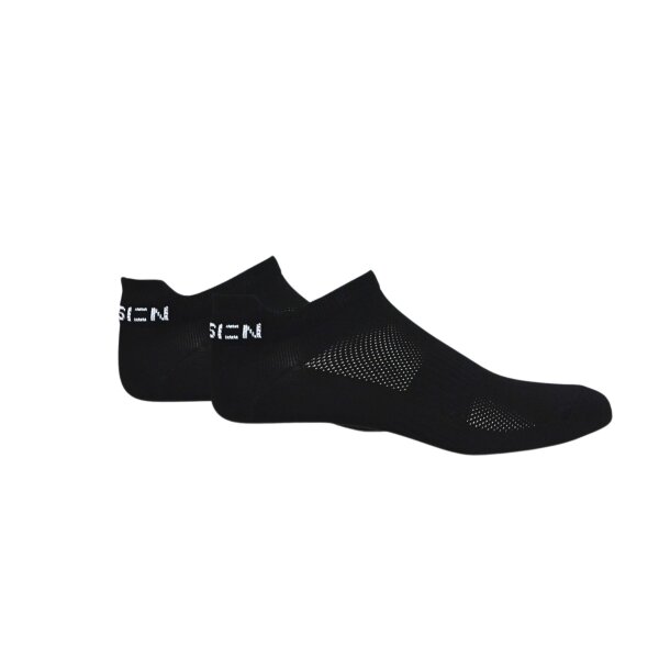 Illusion Sneaker-Socks Black 3-Pack M-L