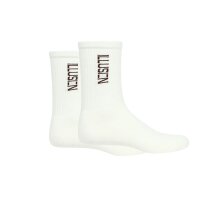 Illusion Socks White/Brown 3-Pack M-L